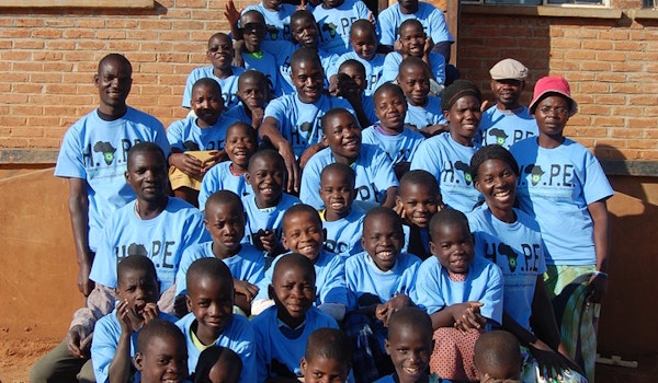 Hope Village Malawi Africa   Helping Orphans Prospering Everyone T-Shirt Photo