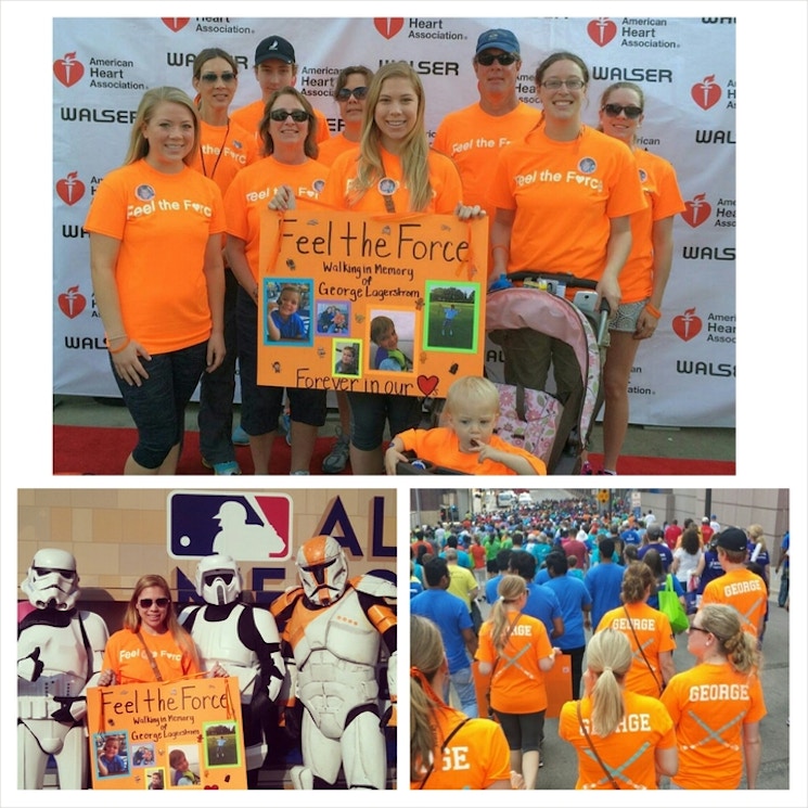 Feel The Force At Twin Cities Heart Walk T-Shirt Photo