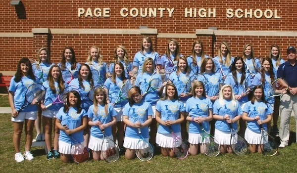 Page County High School Girls Tennis T-Shirt Photo