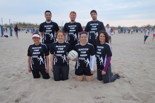Watch The Beer Volleyball Team T-Shirt Photo