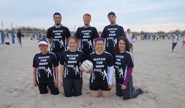 Watch The Beer Volleyball Team T-Shirt Photo