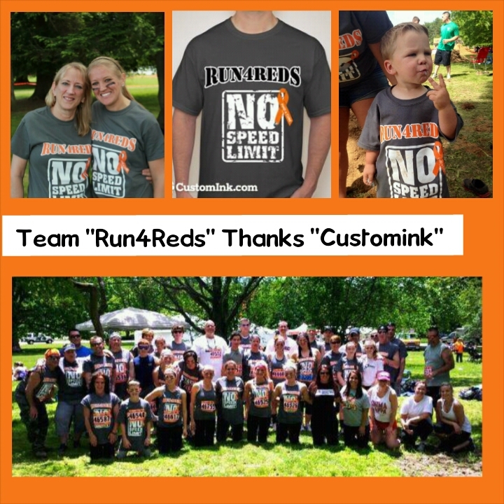 Team "Run4 Reds" Fights Ms T-Shirt Photo