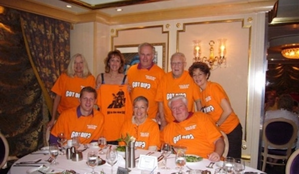 Dorance "Dip"  Alquist's 90th Birthday Cruise T-Shirt Photo