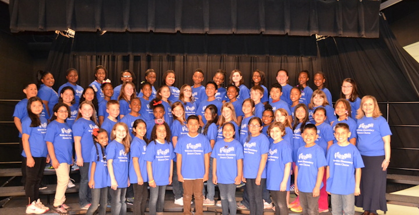  Welcome Elementary Honors Chorus 2013 2014 T-Shirt Photo