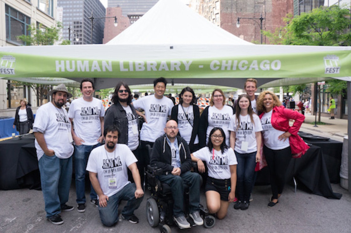 Human Library Chicago At Printers Row Lit Fest T-Shirt Photo