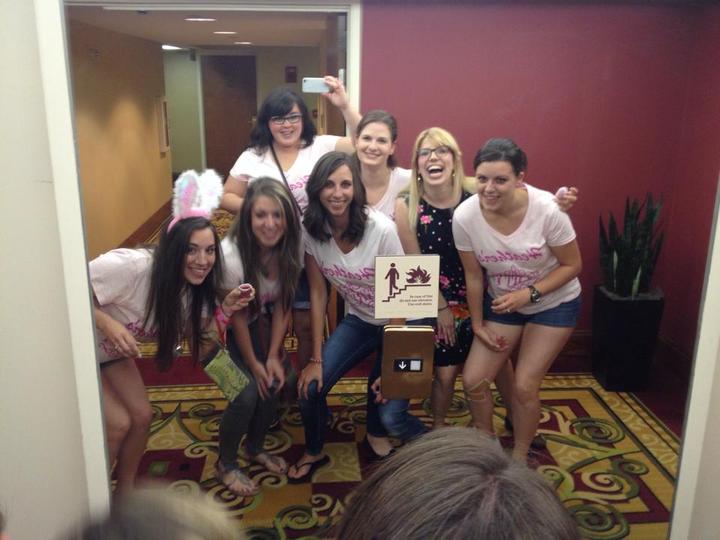 Heading Out On The Town In Our Awesome T Shirts! T-Shirt Photo