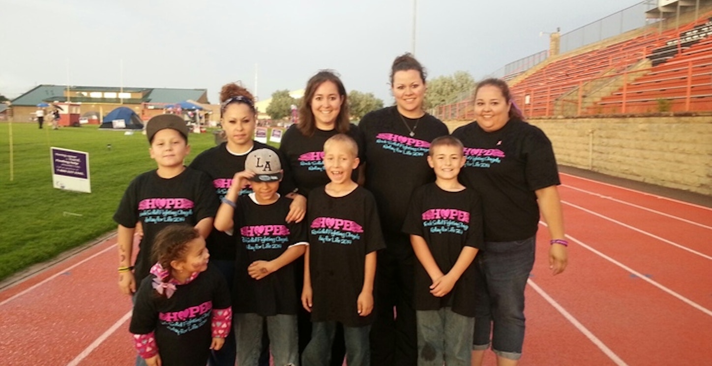 Rock Solid Fighting Angels, Relay For Life Team!  T-Shirt Photo
