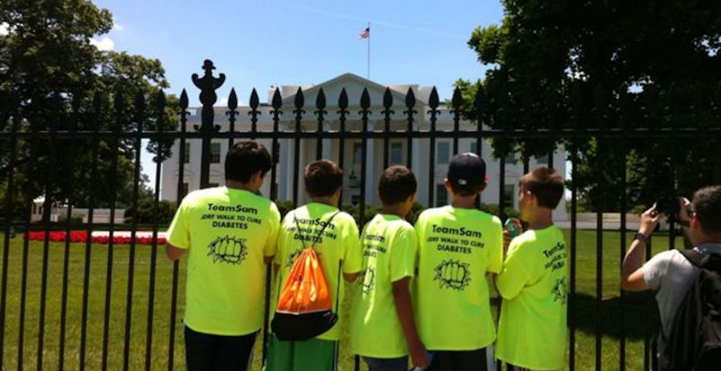 Team Sam At The White House! T-Shirt Photo