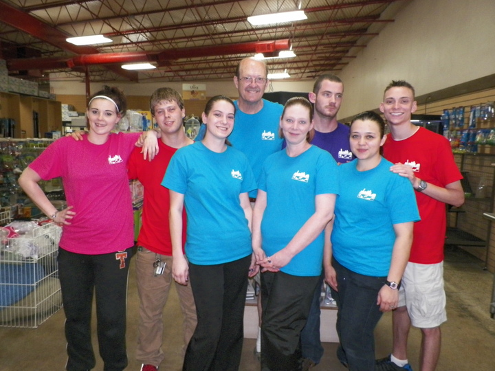 Our Pet City Work Shirts! T-Shirt Photo