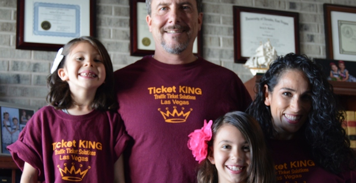 Ticket King (Traffic Ticket Solutions) In Las Vegas! :) T-Shirt Photo