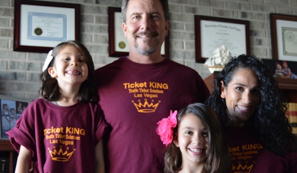 Ticket King (Traffic Ticket Solutions) In Las Vegas! :) T-Shirt Photo