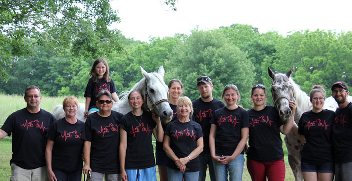 The Pace Maker Volunteer Staff After Our Amazingly Successful Fundraiser T-Shirt Photo