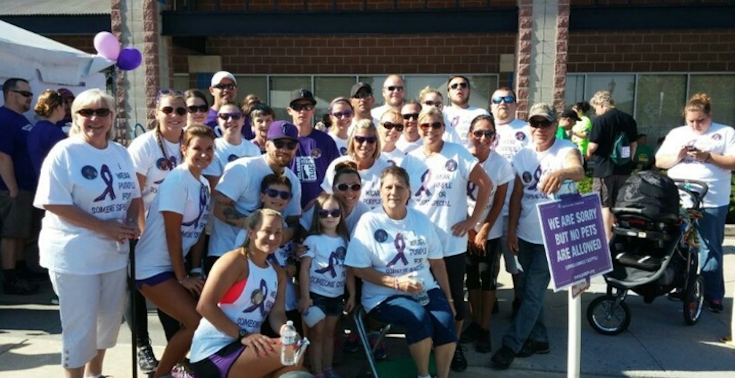 Picture of 5 K Walk/Run For Pancreatic Cancer Custom T-Shirt Design 5 K Walk/Run For Pancreatic Cancer T-Shirt Photo