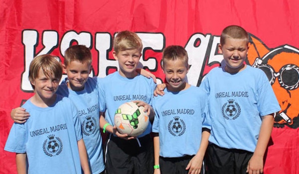 Picture of Un Real Madrid Storms The Soccer Field! Custom T-Shirt Design Un Real Madrid Storms The Soccer Field! T-Shirt Photo