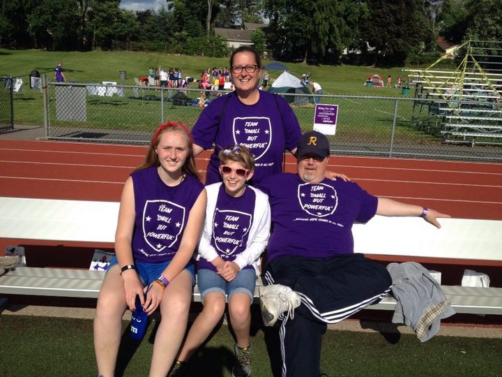 "Team Small But Powerful"   Because Hope Comes In All Sizes... T-Shirt Photo