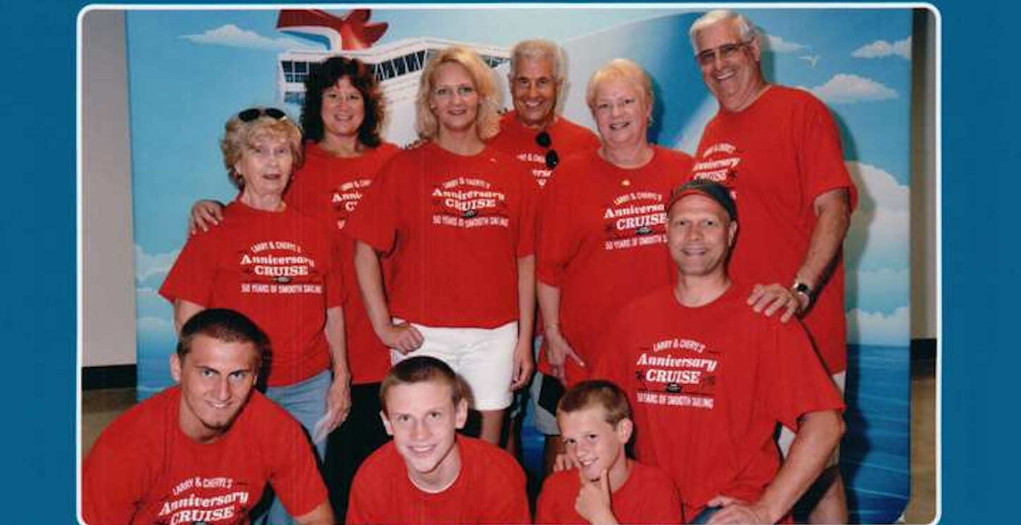 Larry & Cheryls 50th Anniversary Cruise T-Shirt Photo