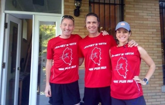 Three Runners Before A 40 K! T-Shirt Photo