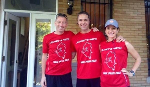 Three Runners Before A 40 K! T-Shirt Photo