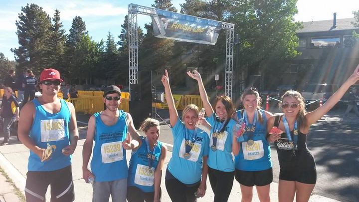 #Teamkevinjames Mammoth Half Marathon T-Shirt Photo