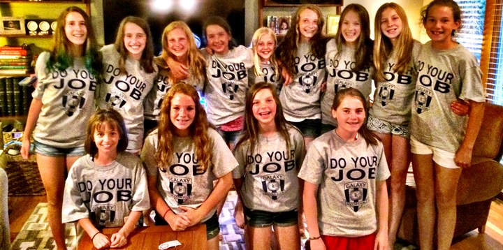 Galaxy Soccer Naperville U12 Girls T-Shirt Photo