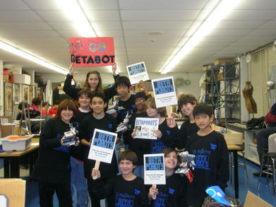 Beta Pobots Robotics Team T-Shirt Photo