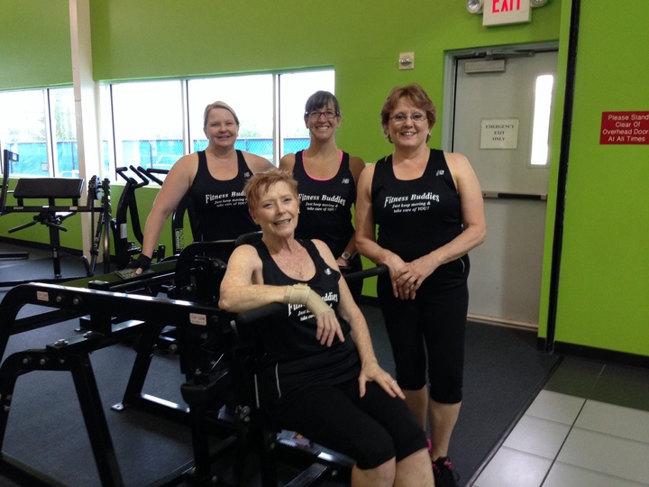 Fitness Buddies Hitting The Trx Class! T-Shirt Photo
