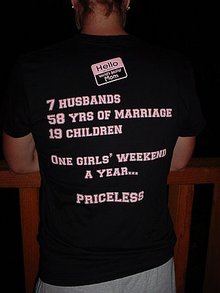 12th Annual College Girl's Weekend Shirts T-Shirt Photo