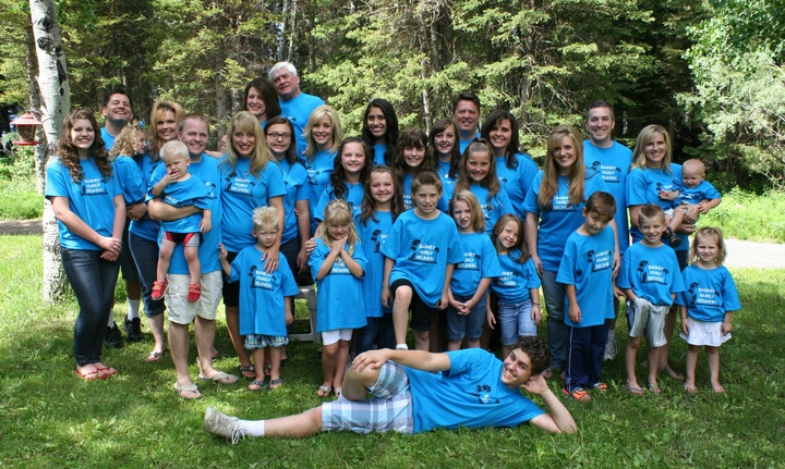 Barney Family Reunion T-Shirt Photo