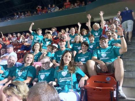 Mc Ginley Clan At The Ballpark T-Shirt Photo