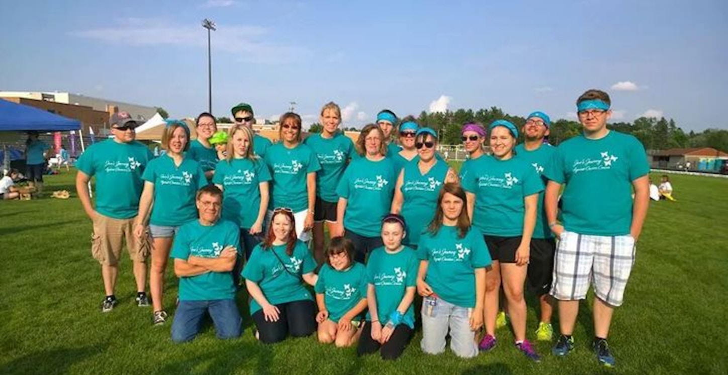 Jan's Journey Relay For Life Team T-Shirt Photo