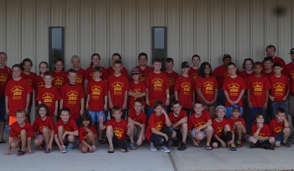 Over The Top For Jesus!  Kids Camp 2014 T-Shirt Photo