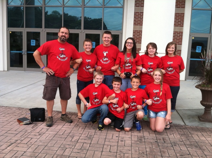 Rooted Together In Jesus We The Upper Room Redwoods  T-Shirt Photo