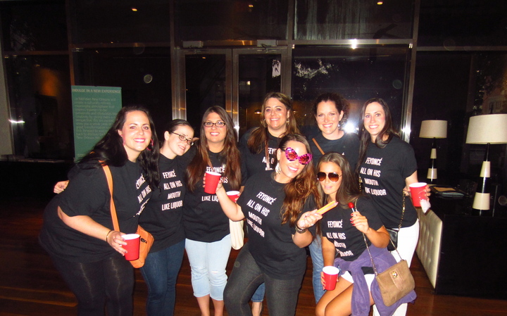 Feyonce All On His Mouth Like Liquor T-Shirt Photo