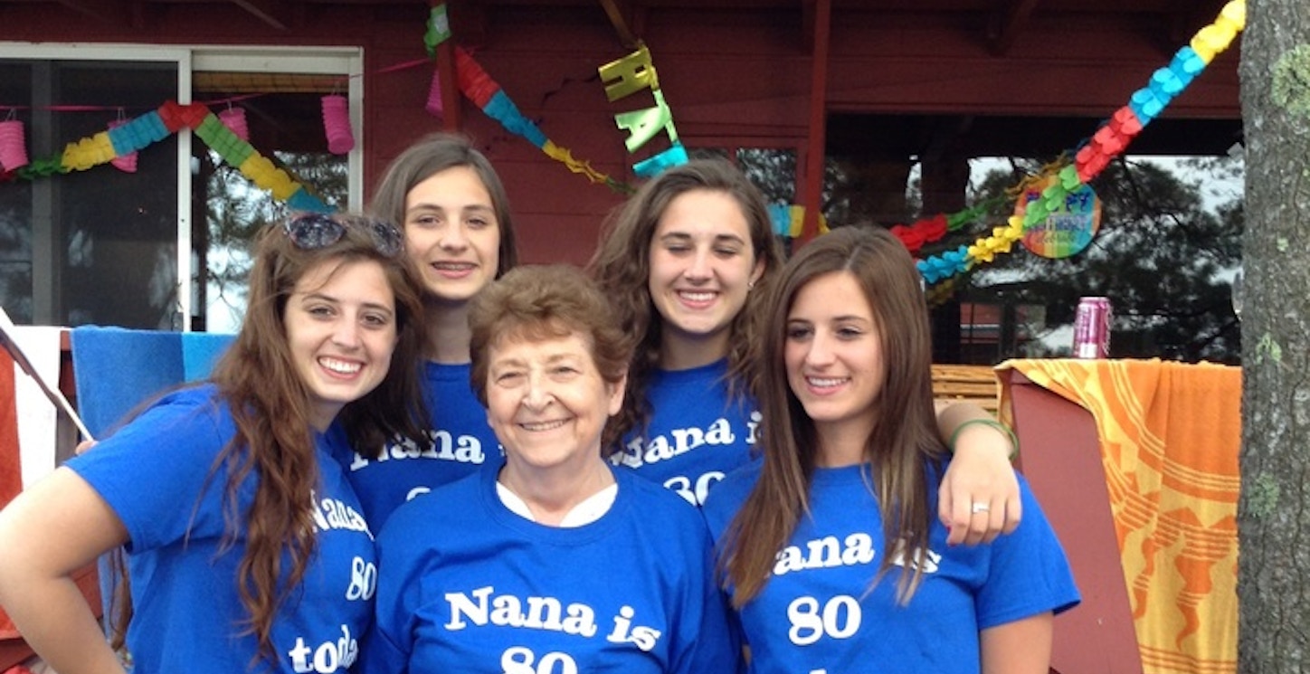 We Love Nana And Her Being 80! T-Shirt Photo