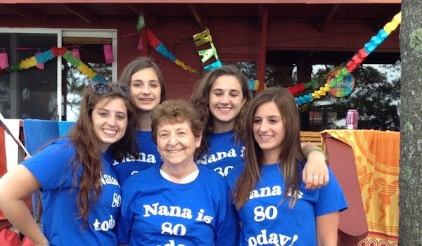 We Love Nana And Her Being 80! T-Shirt Photo
