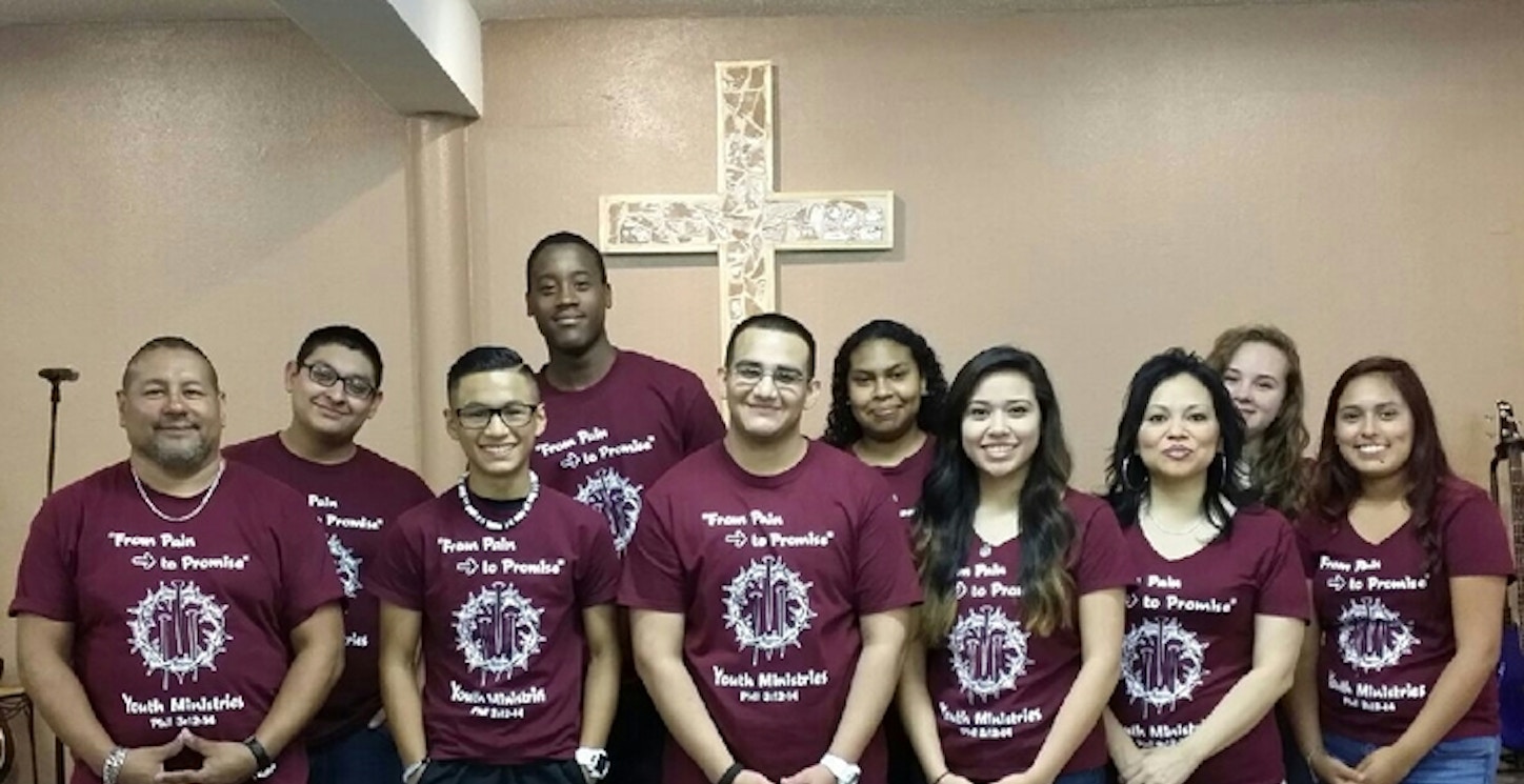 Livingstone Church "From Pain To Promise" Youth Ministries T-Shirt Photo