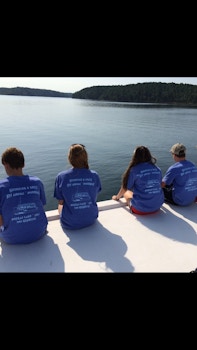 Houseboat Chillin On Degray Lake, Arkansas T-Shirt Photo
