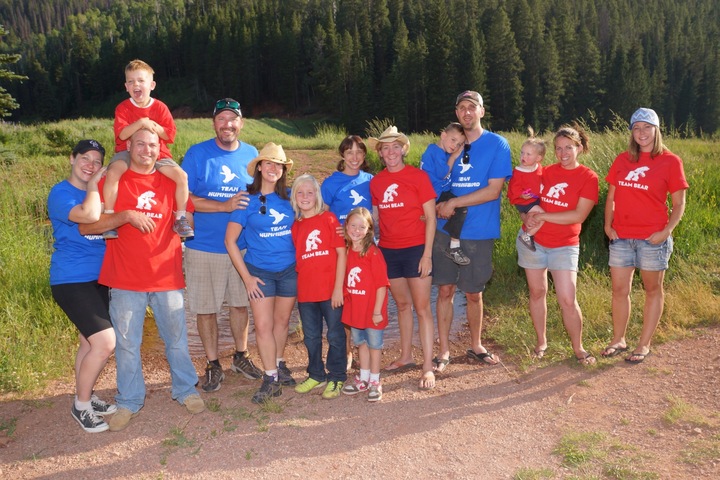 Team Bear Vs Team Hummingbird T-Shirt Photo