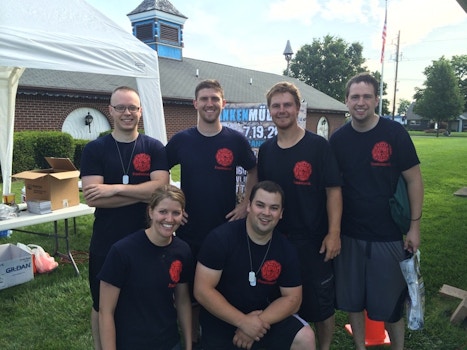 Firefighters At The Frankenmuth Frankenmudder T-Shirt Photo