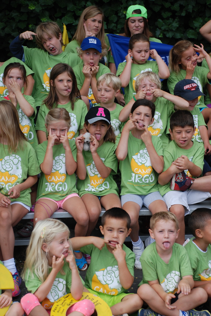 Goofy Faces At Camp Argo Thanks To Custom Ink!!! T-Shirt Photo