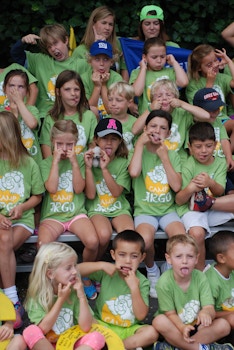 Goofy Faces At Camp Argo Thanks To Custom Ink!!! T-Shirt Photo