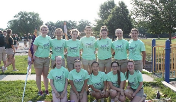 Picture of Ghs Colorguard Parade Custom T-Shirt Design Ghs Colorguard Parade T-Shirt Photo