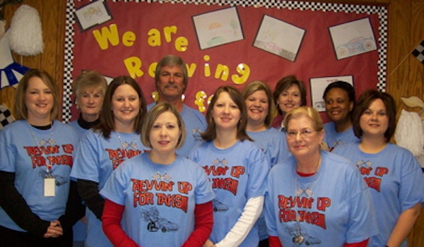 Picture of We Are Revvin Up For Taks! Custom T-Shirt Design We Are Revvin Up For Taks! T-Shirt Photo