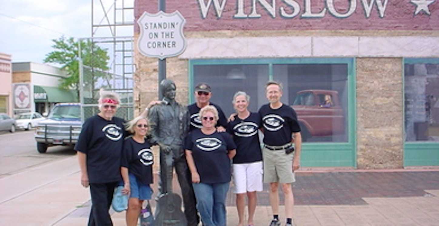 Standin' On The Corner In Winslow Arizona T-Shirt Photo