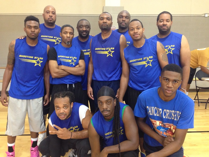 Shooting Stars Basketball Team T-Shirt Photo