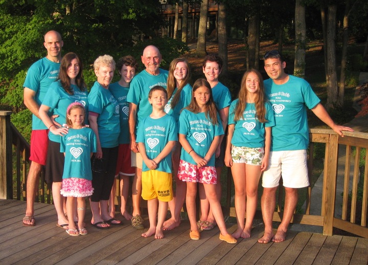 50th Wedding Family Celebration T-Shirt Photo
