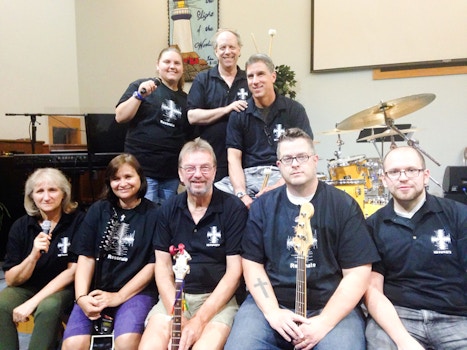 Resonate Band In Our New Shirts! T-Shirt Photo