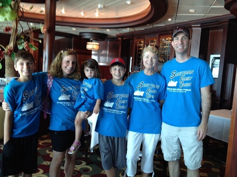 Celebrating Grandmom's Birthday On A Cruise! T-Shirt Photo