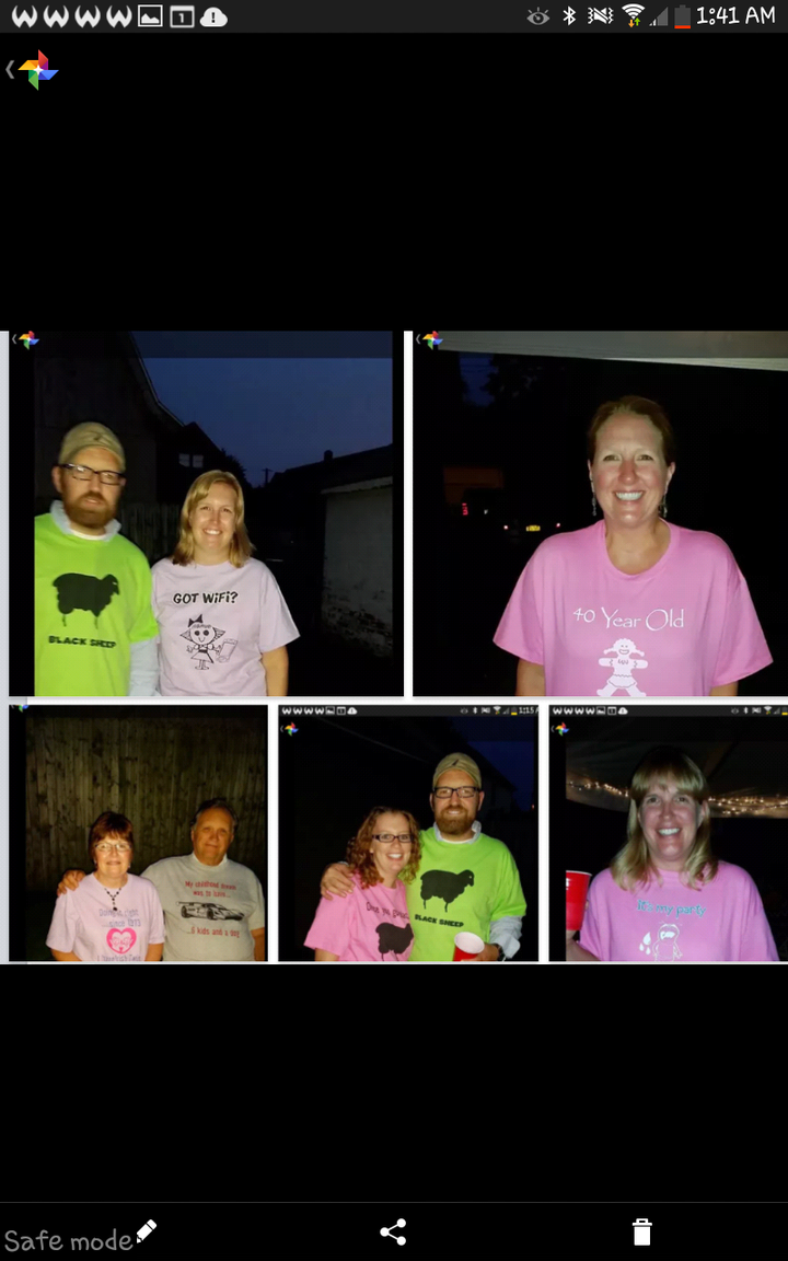 Surprise 40th Birthday Party For Irish Twins T-Shirt Photo