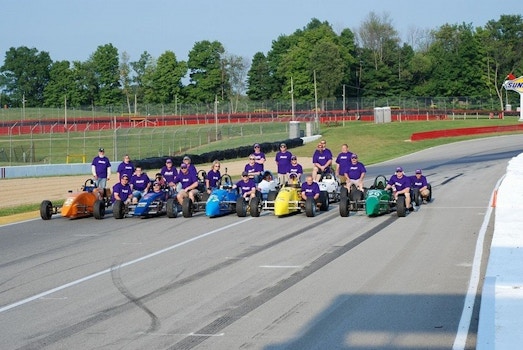Formula First Drivers And Crew At Mid Ohio T-Shirt Photo